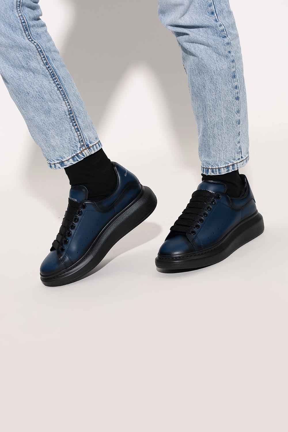 Alexander mcqueen store navy blue sneakers